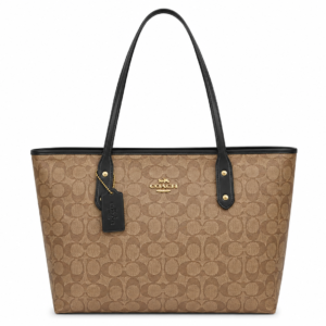 Coach Tote Brown Black
