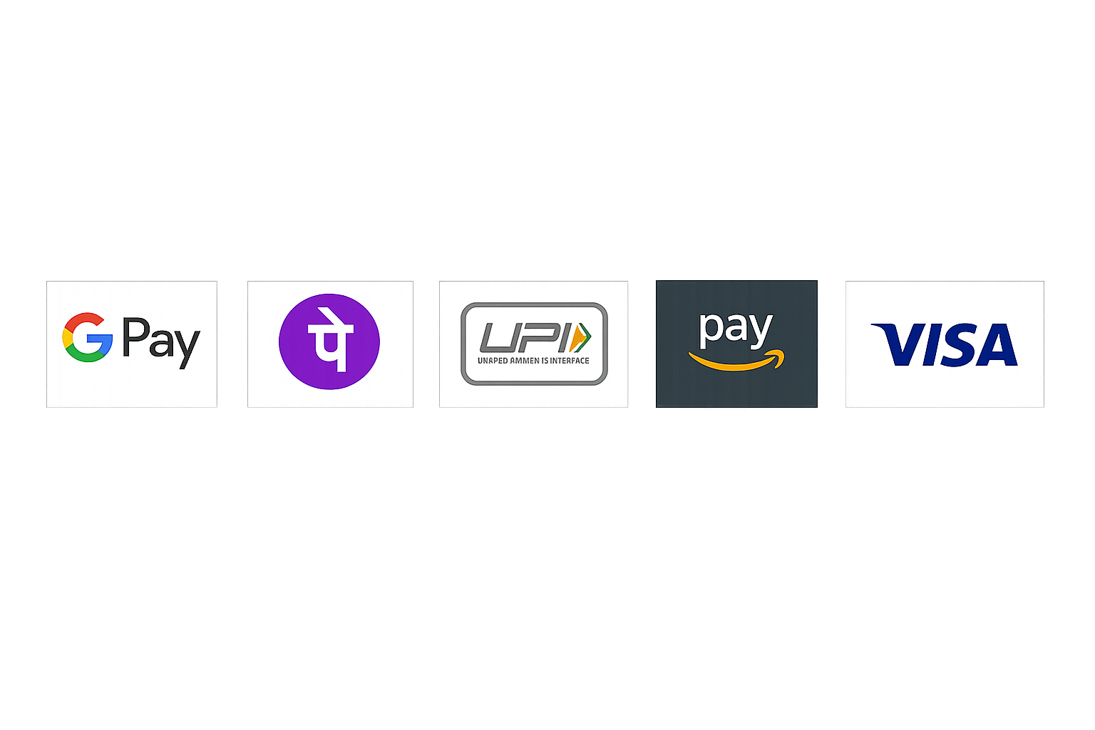 Accepted Payment Methods